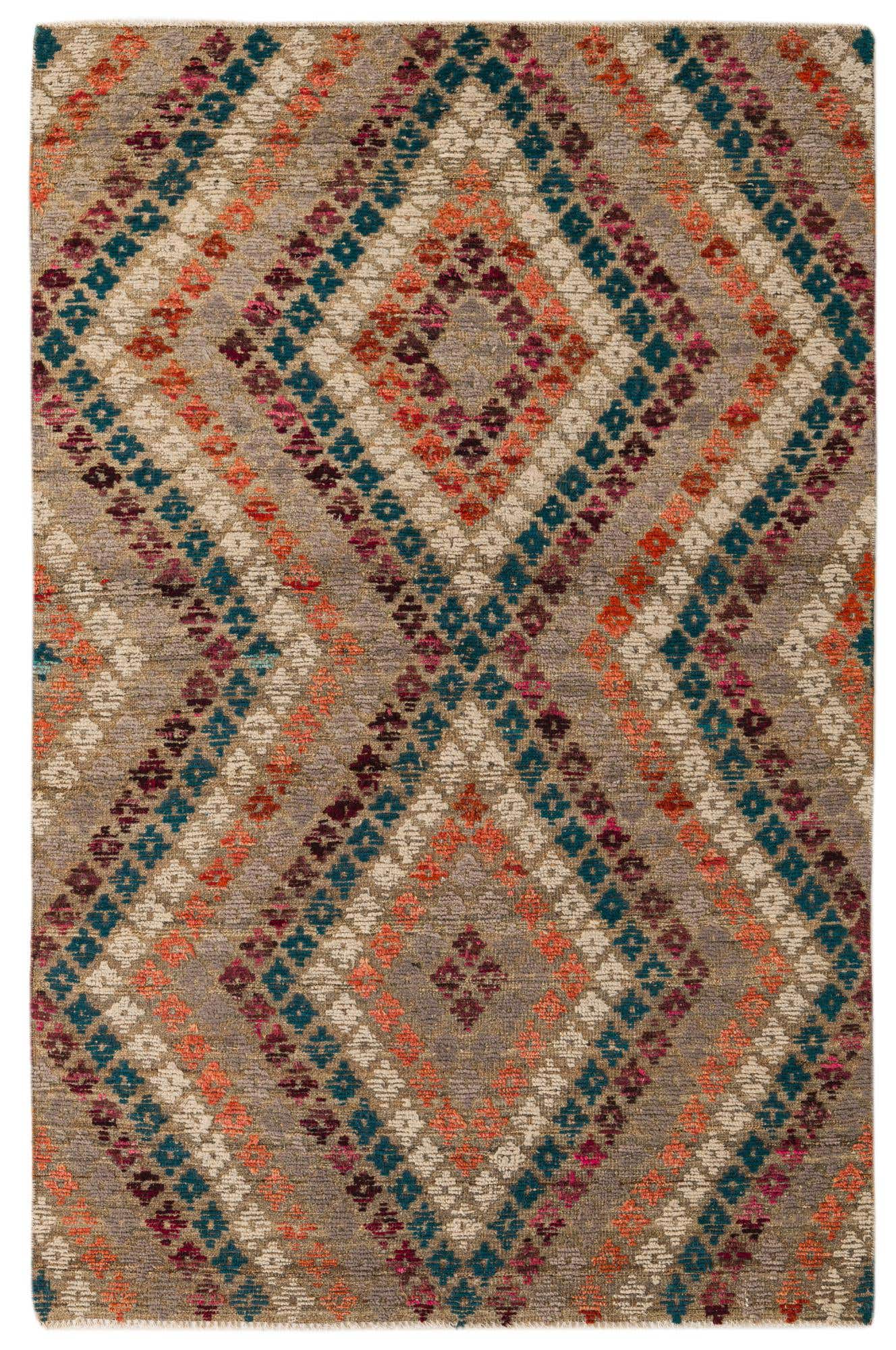 5' 7 x 8' 7 Hand Knotted Darya Wool Rug