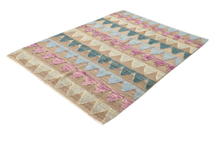 5' x 7' Hand Knotted Darya Wool Rug