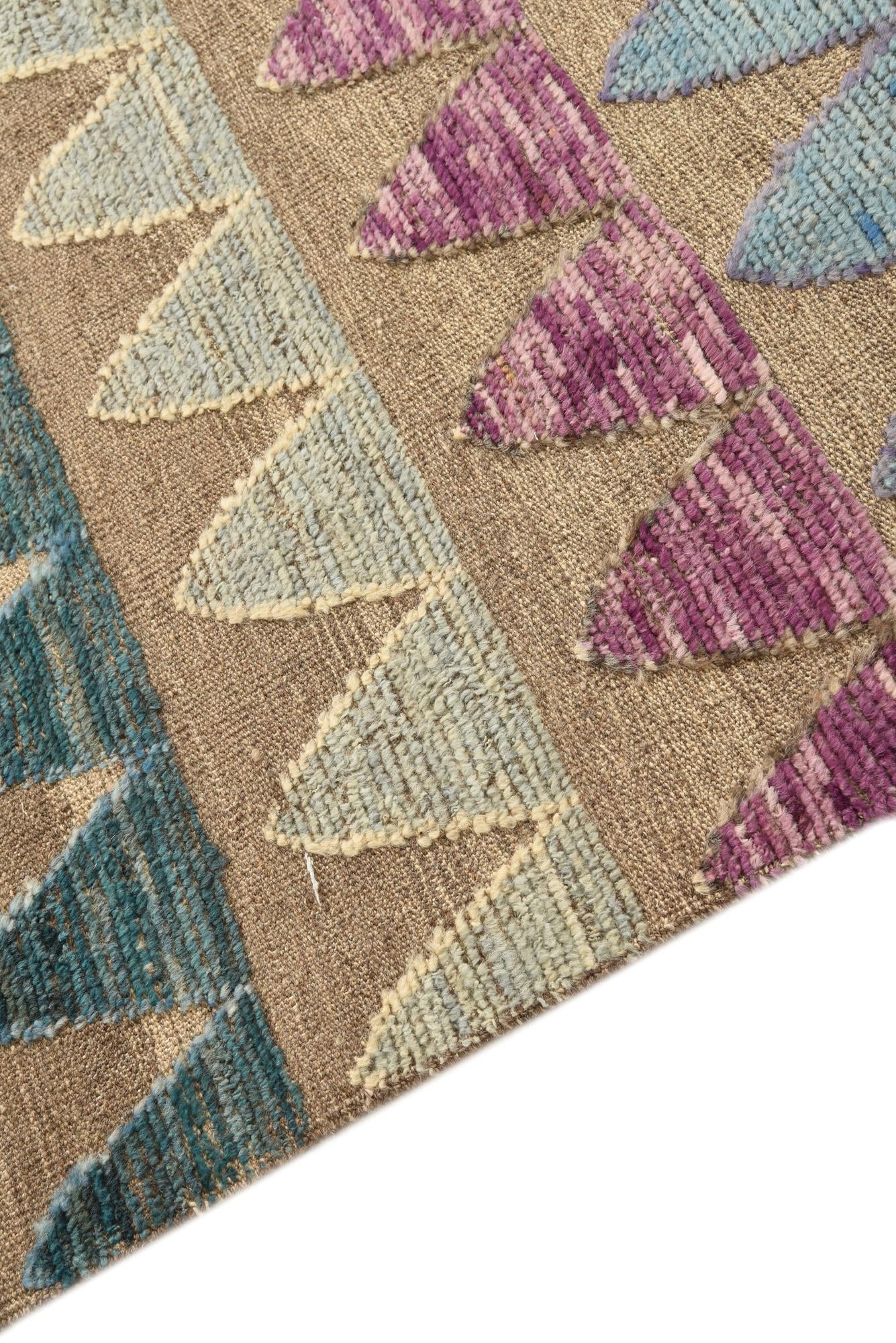 5' x 7' Hand Knotted Darya Wool Rug