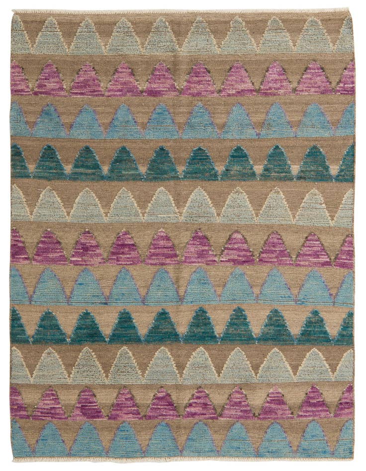 Detail image of 5' x 7' Hand Knotted Darya Wool Rug