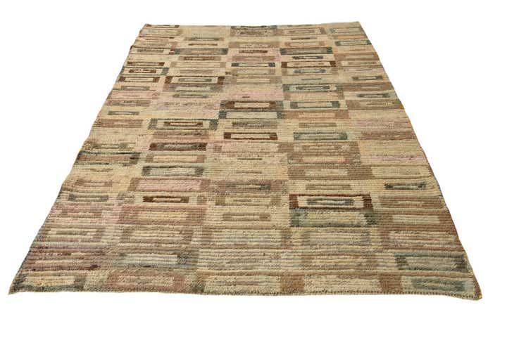 5' x 7' 8 Hand Knotted Darya Wool Rug