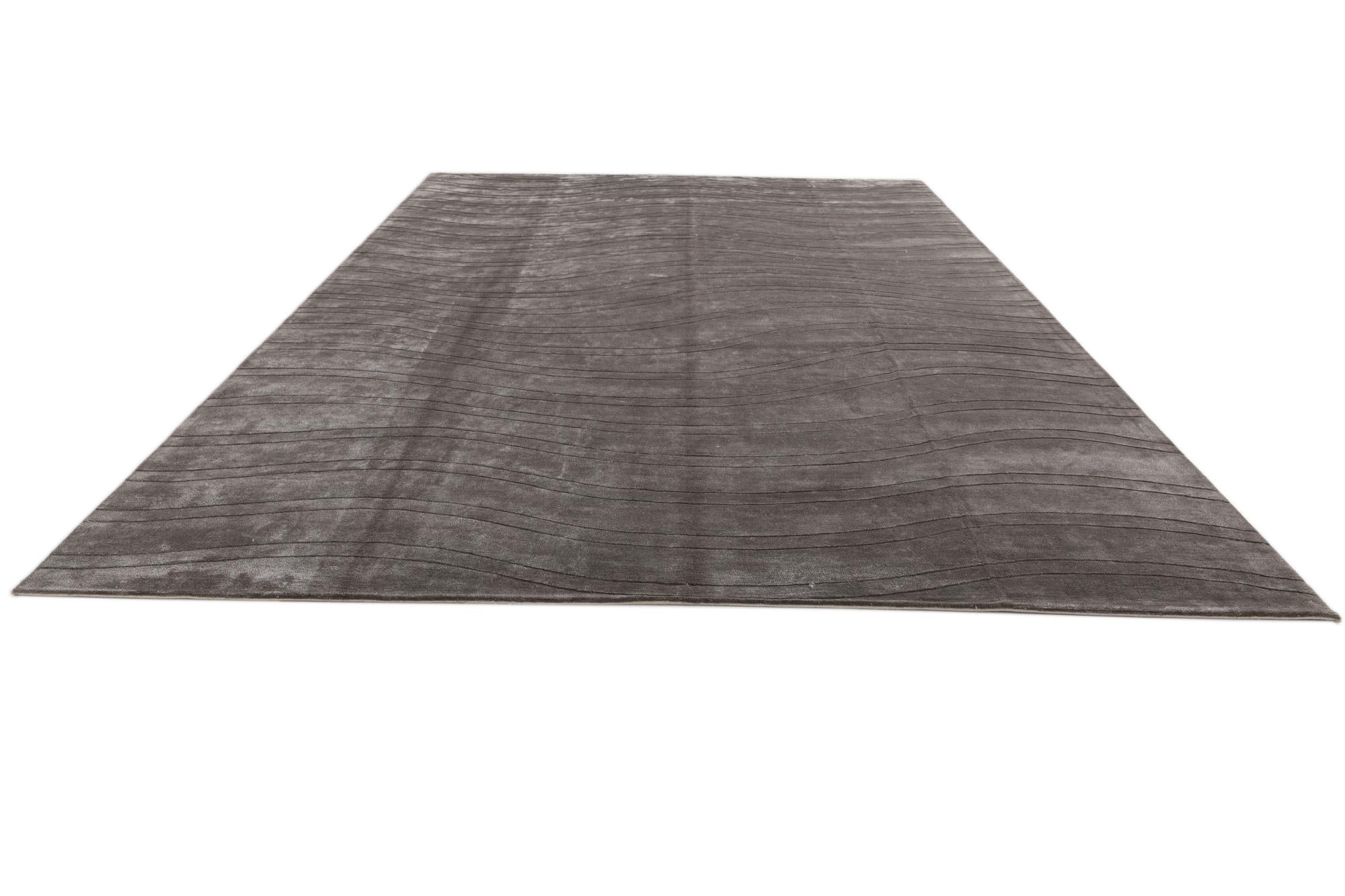 9' 10 x 13' 1 Hand Knotted Darya Wool Rug