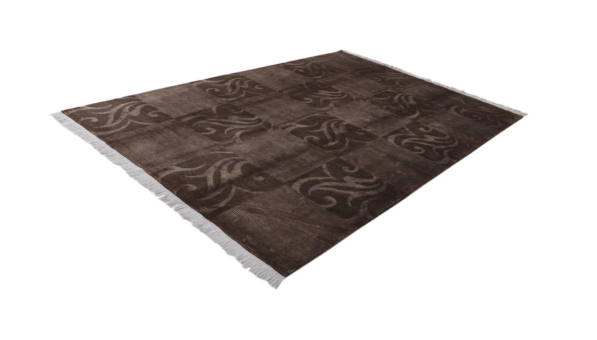 6' 8 x 9' 11 Hand Knotted Darya Wool Rug