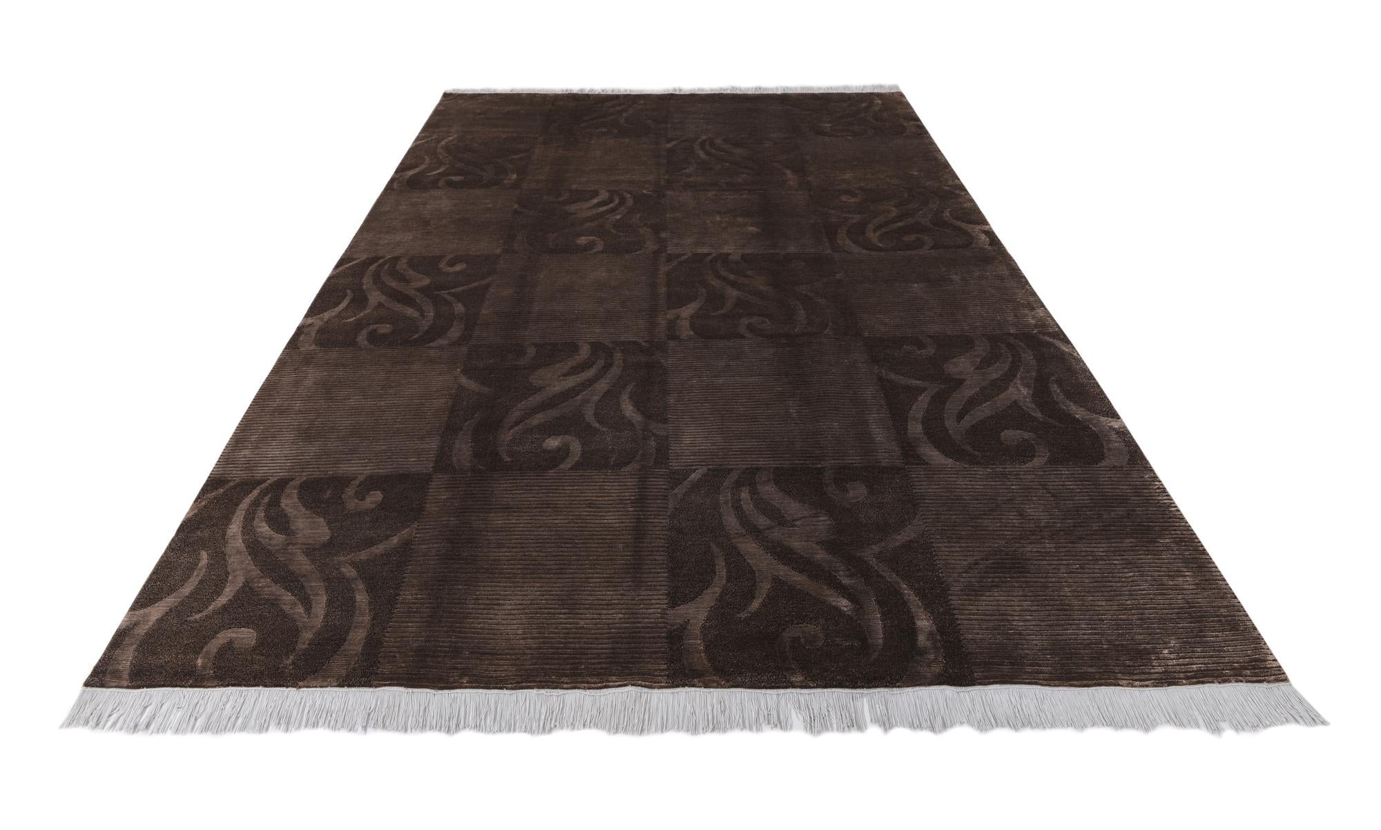 6' 8 x 9' 11 Hand Knotted Darya Wool Rug