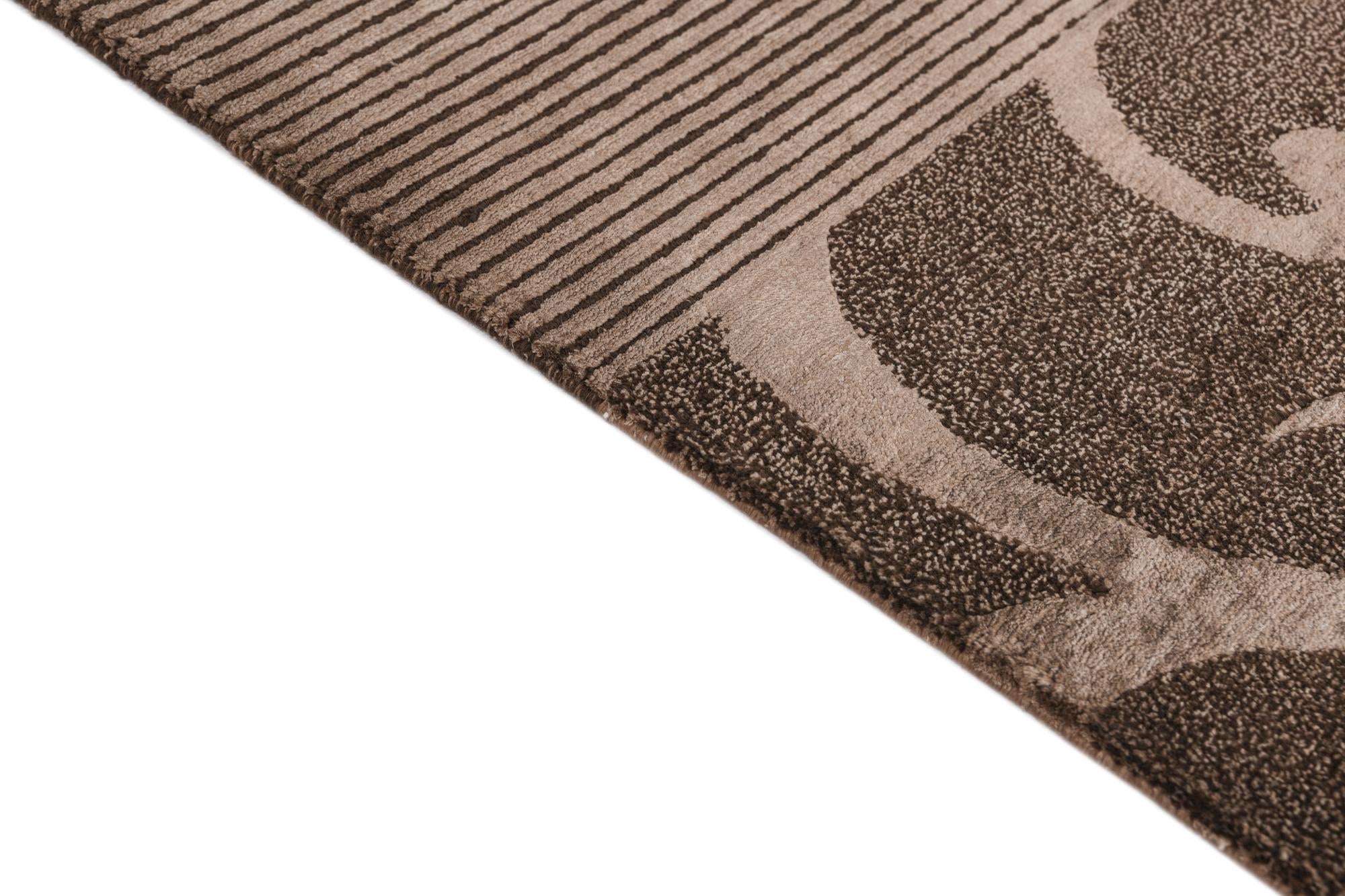 6' 8 x 10' 4 Hand Knotted Darya Wool Rug