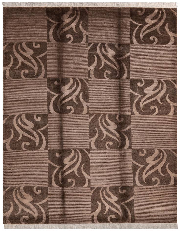 Detail image of 6' 8 x 10' 4 Hand Knotted Darya Wool Rug