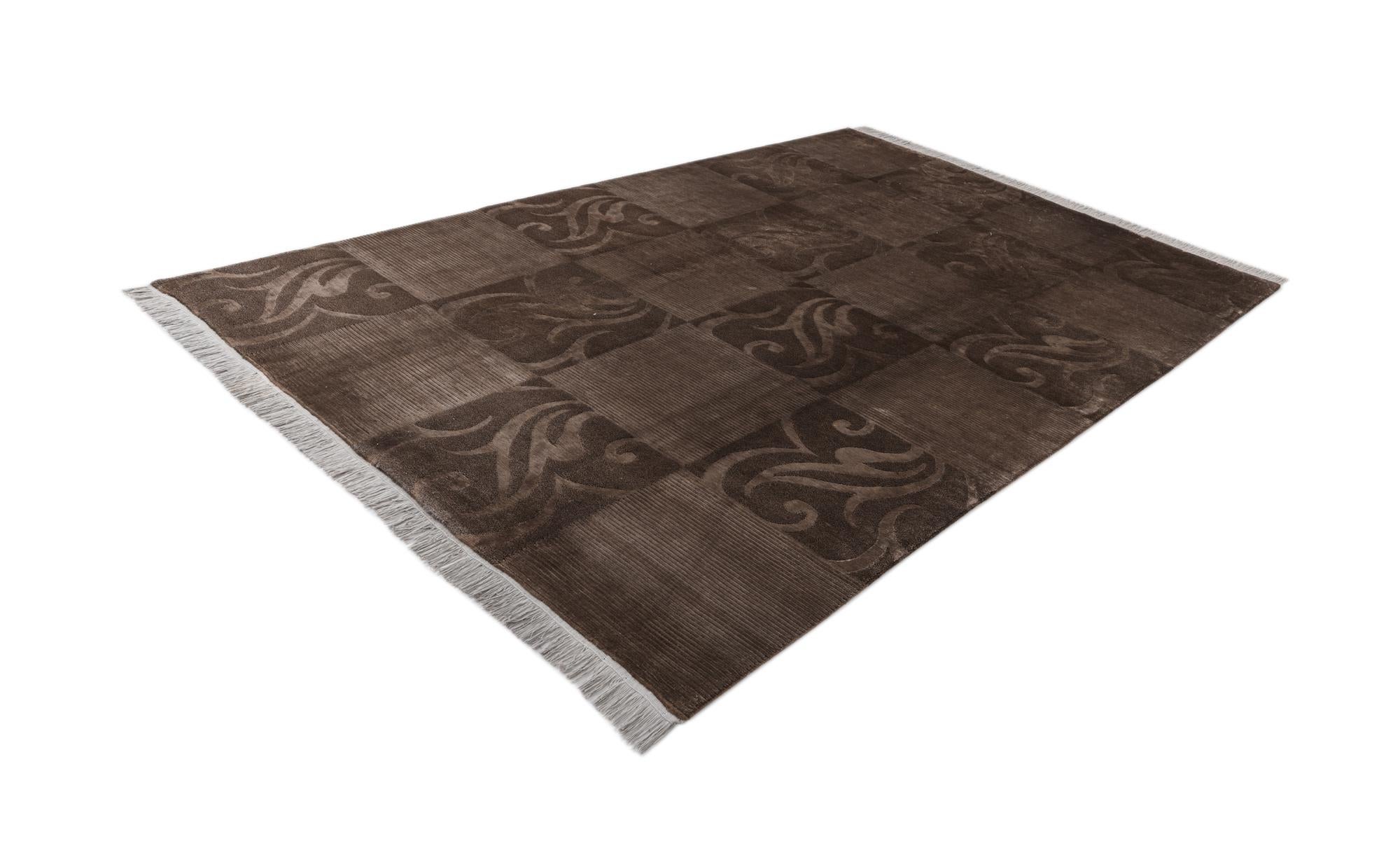6' 8 x 10' 3 Hand Knotted Darya Wool Rug