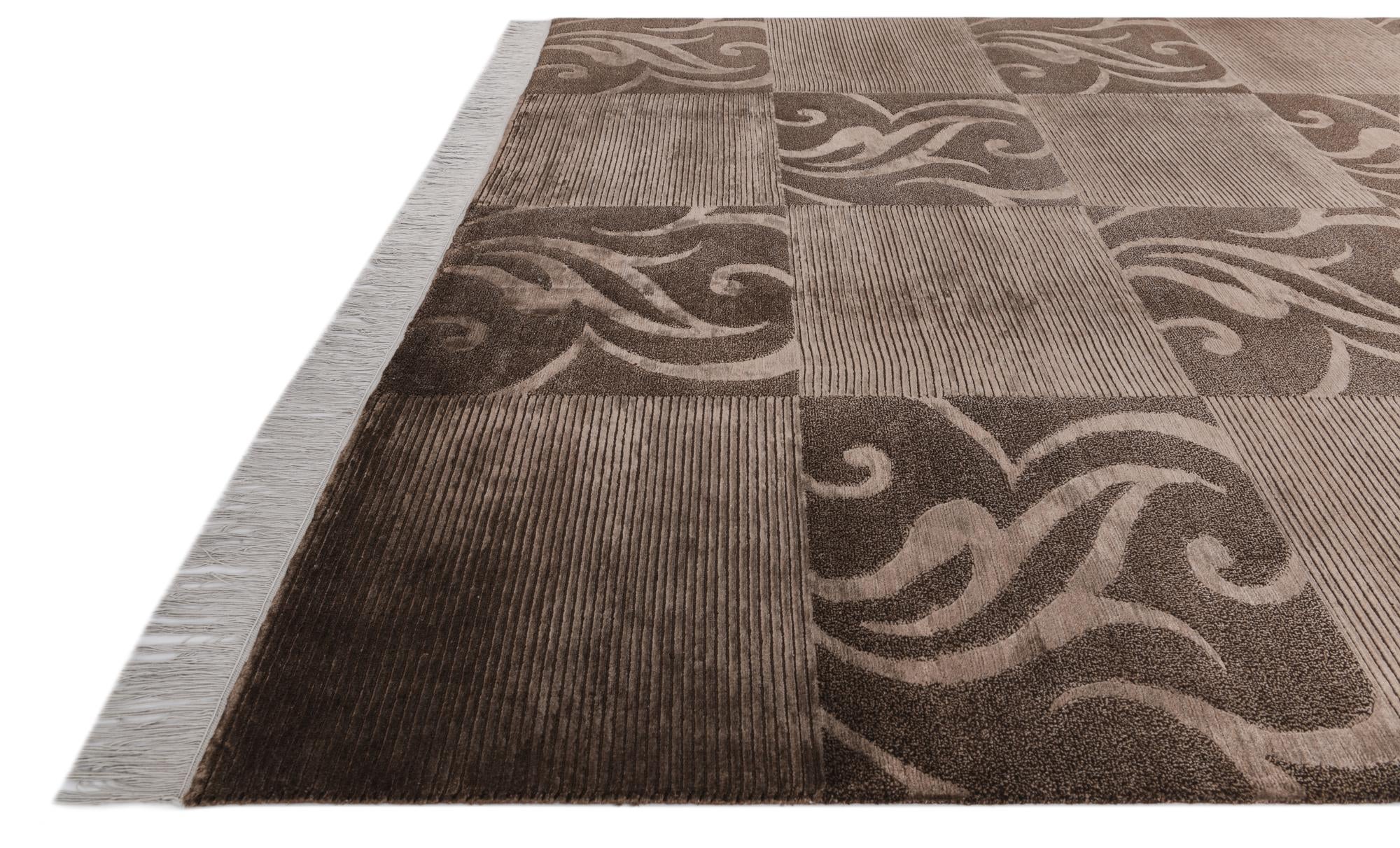 6' 8 x 10' 3 Hand Knotted Darya Wool Rug