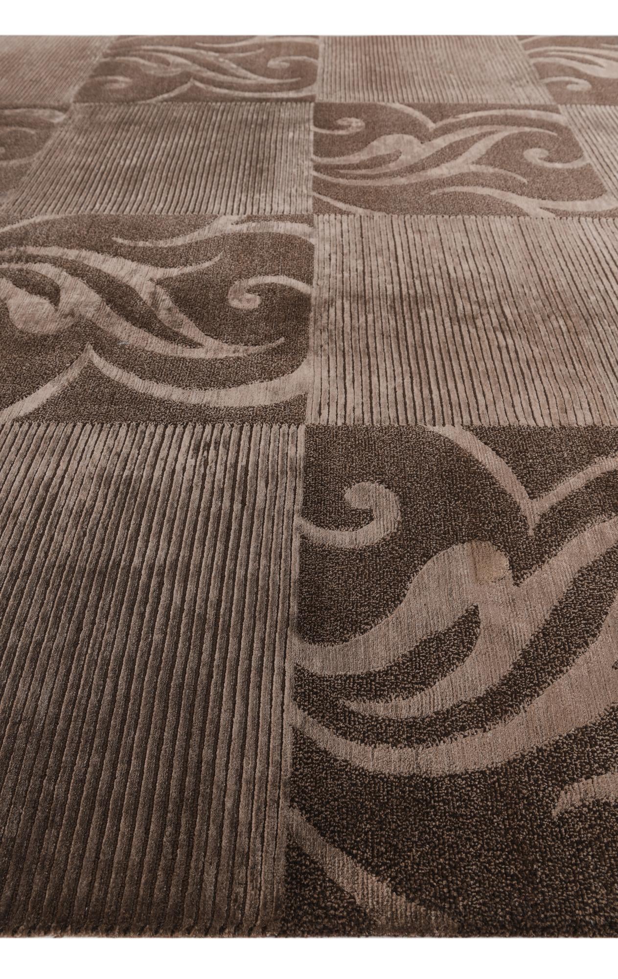 6' 8 x 10' 3 Hand Knotted Darya Wool Rug
