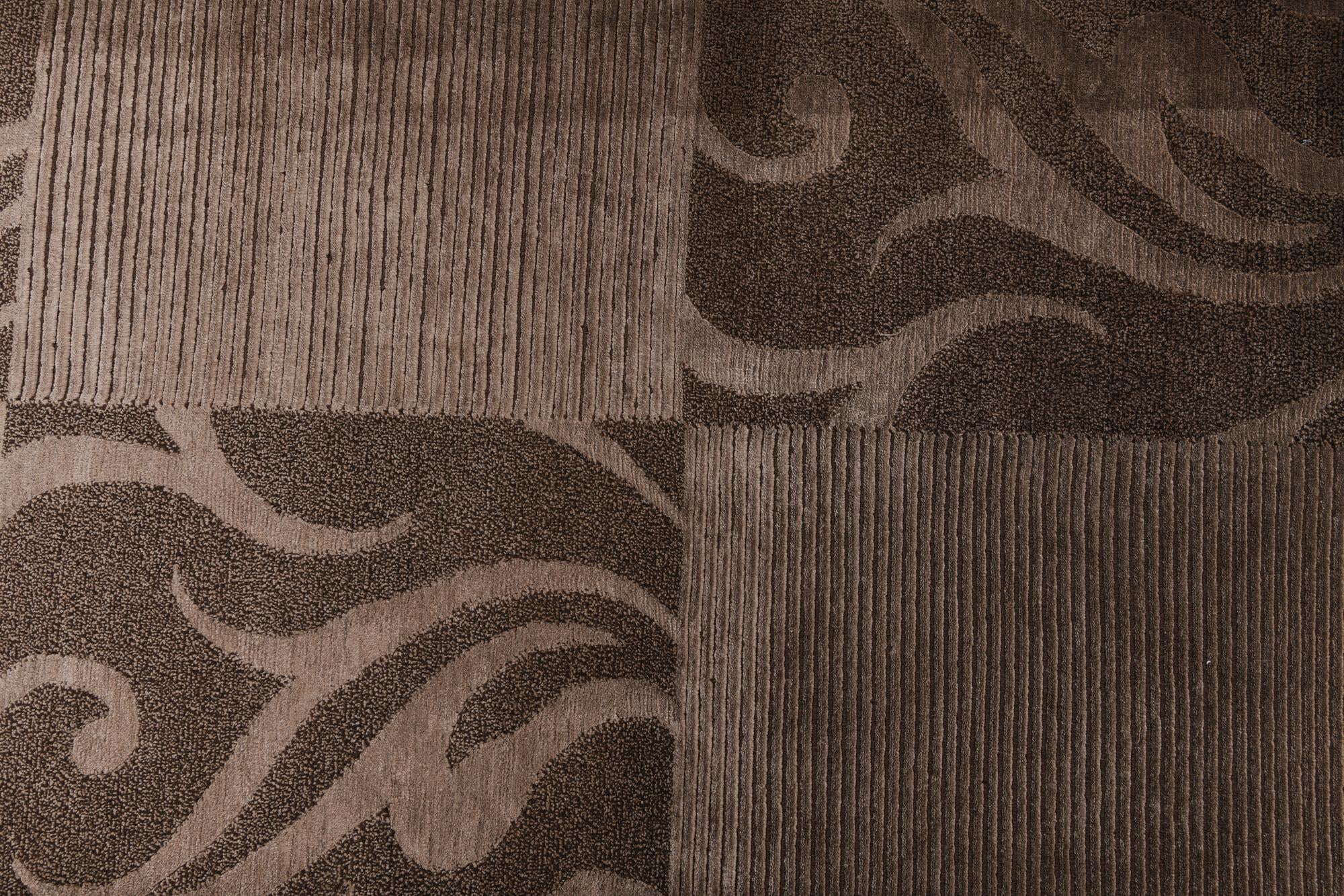 6' 8 x 10' 3 Hand Knotted Darya Wool Rug