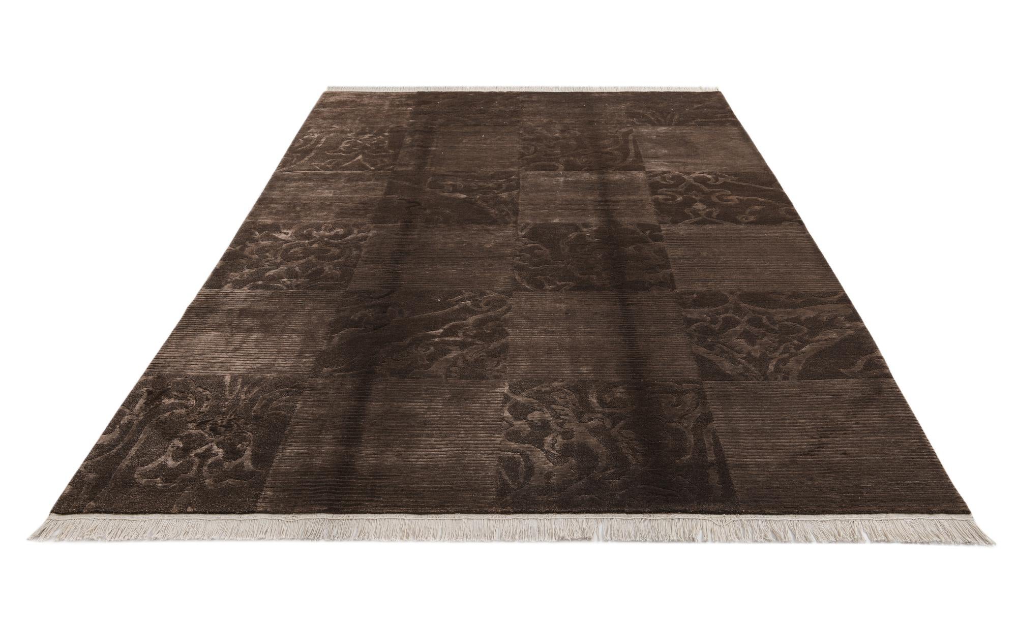 6' 6 x 9' 11 Hand Knotted Darya Wool Rug
