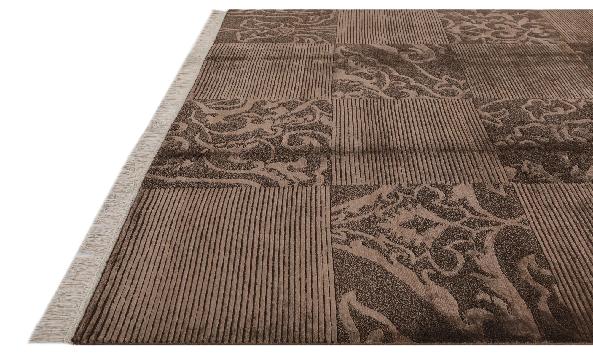 6' 6 x 9' 11 Hand Knotted Darya Wool Rug