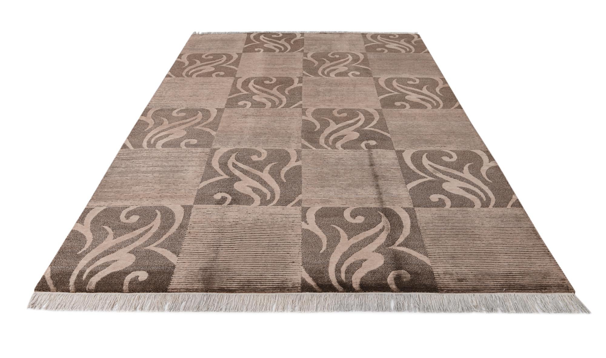 6' 8 x 10' 1 Hand Knotted Darya Wool Rug