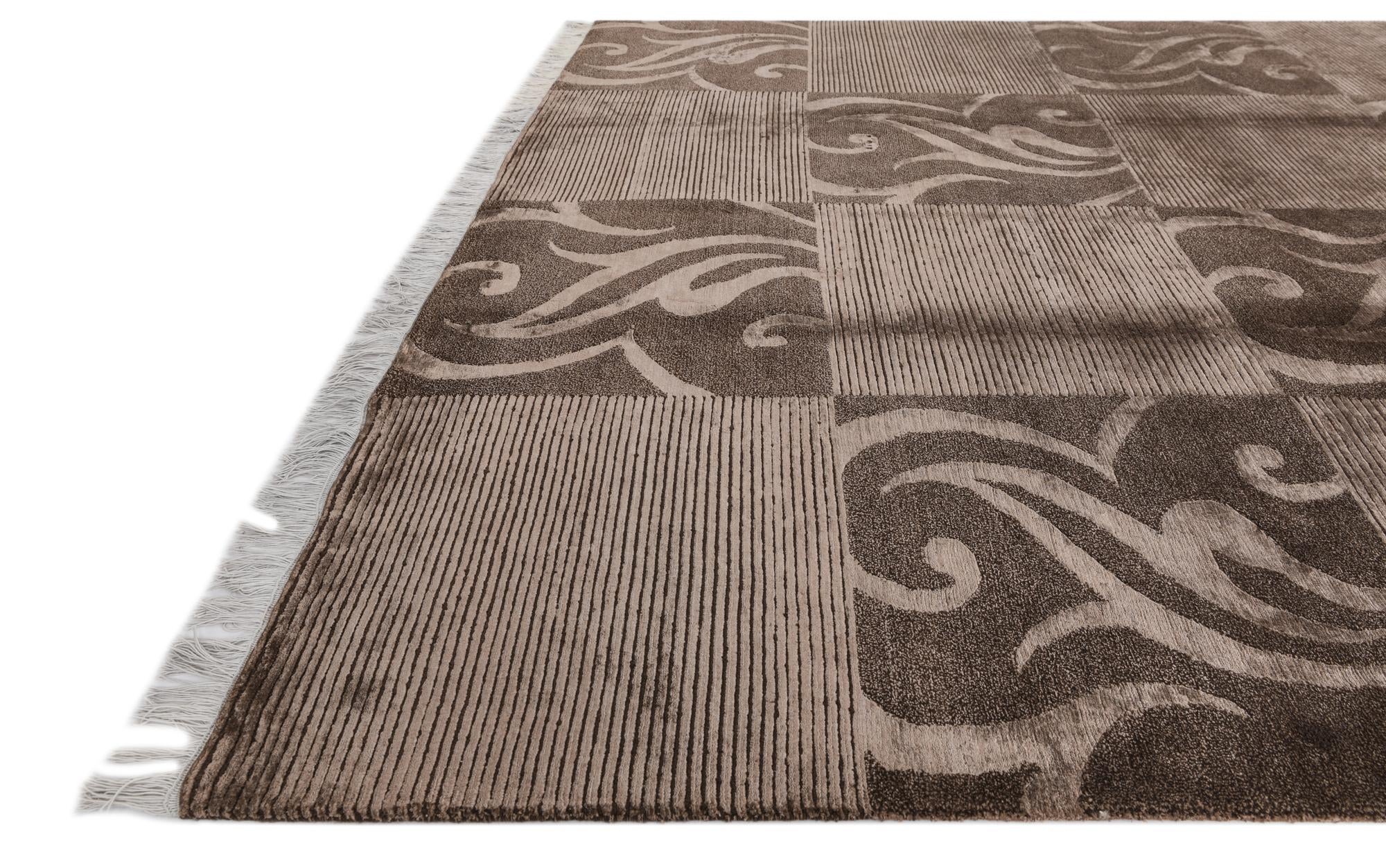 6' 8 x 10' 1 Hand Knotted Darya Wool Rug