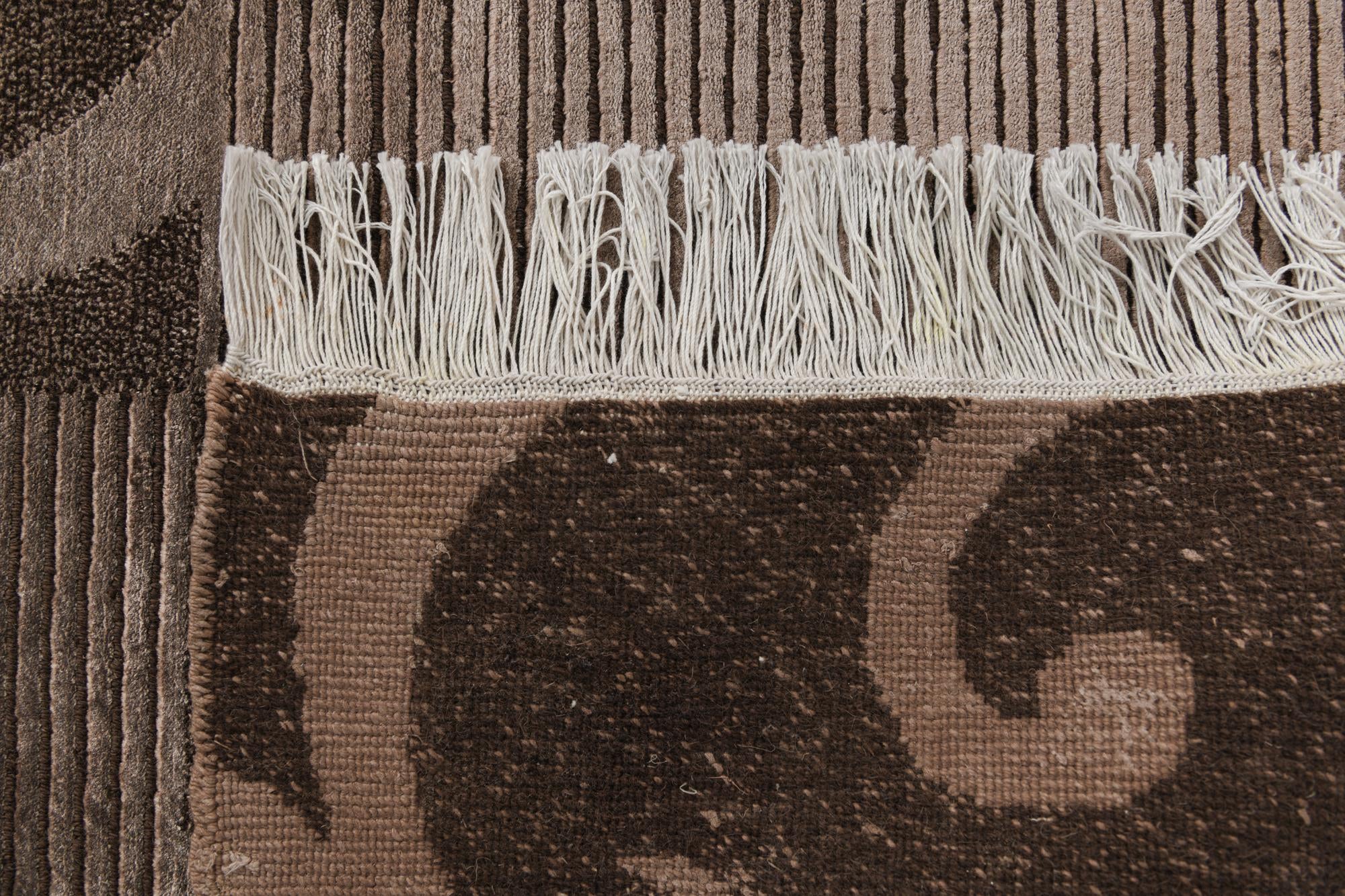 6' 8 x 10' 1 Hand Knotted Darya Wool Rug