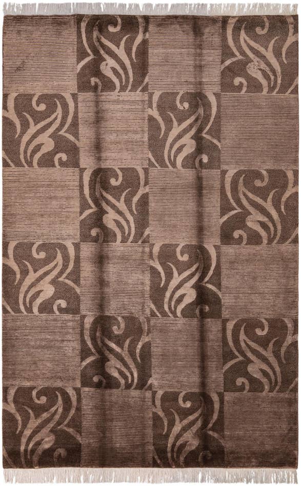 Detail image of 6' 8 x 10' 1 Hand Knotted Darya Wool Rug