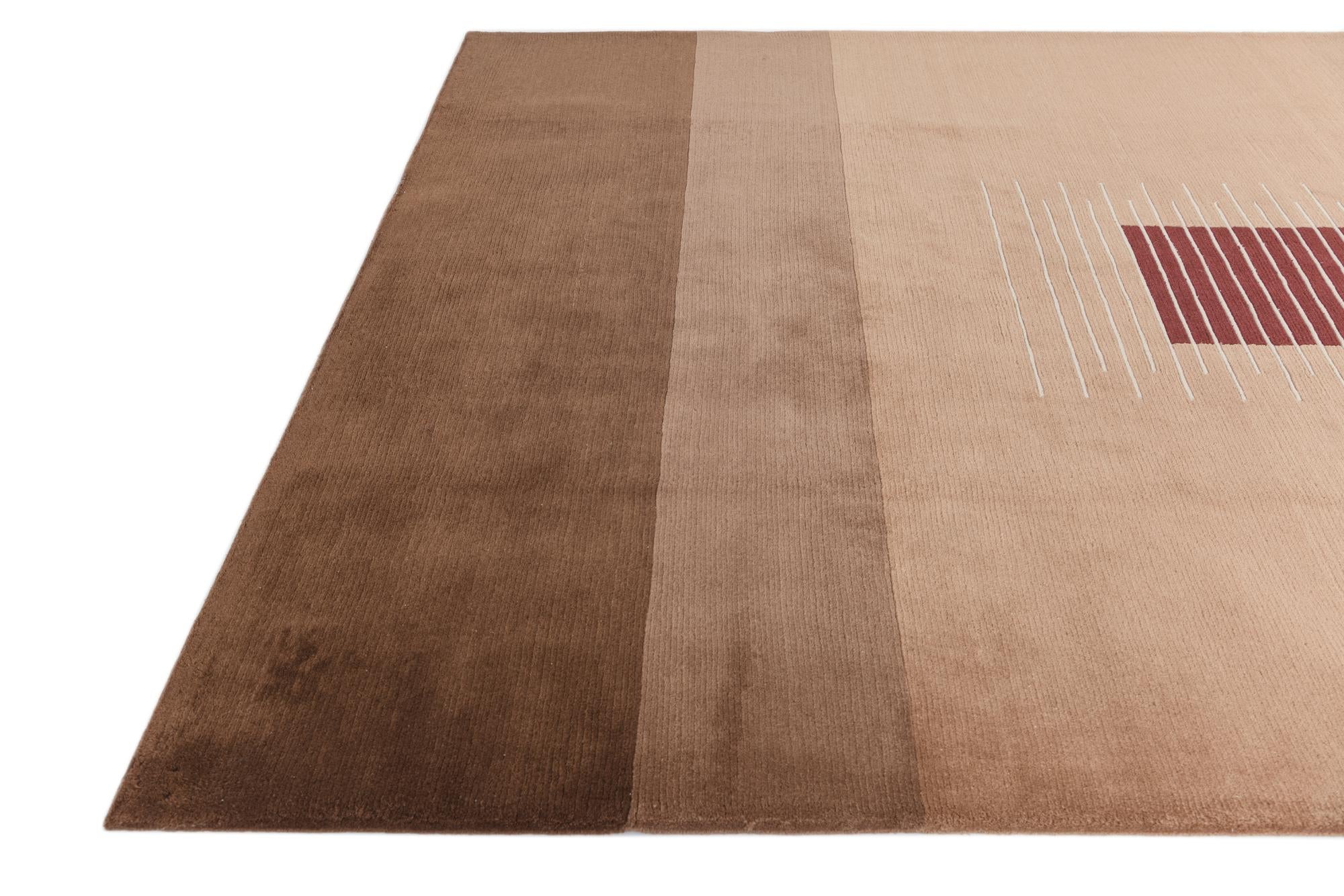 6' 7 x 9' 11 Hand Knotted Darya Wool Rug