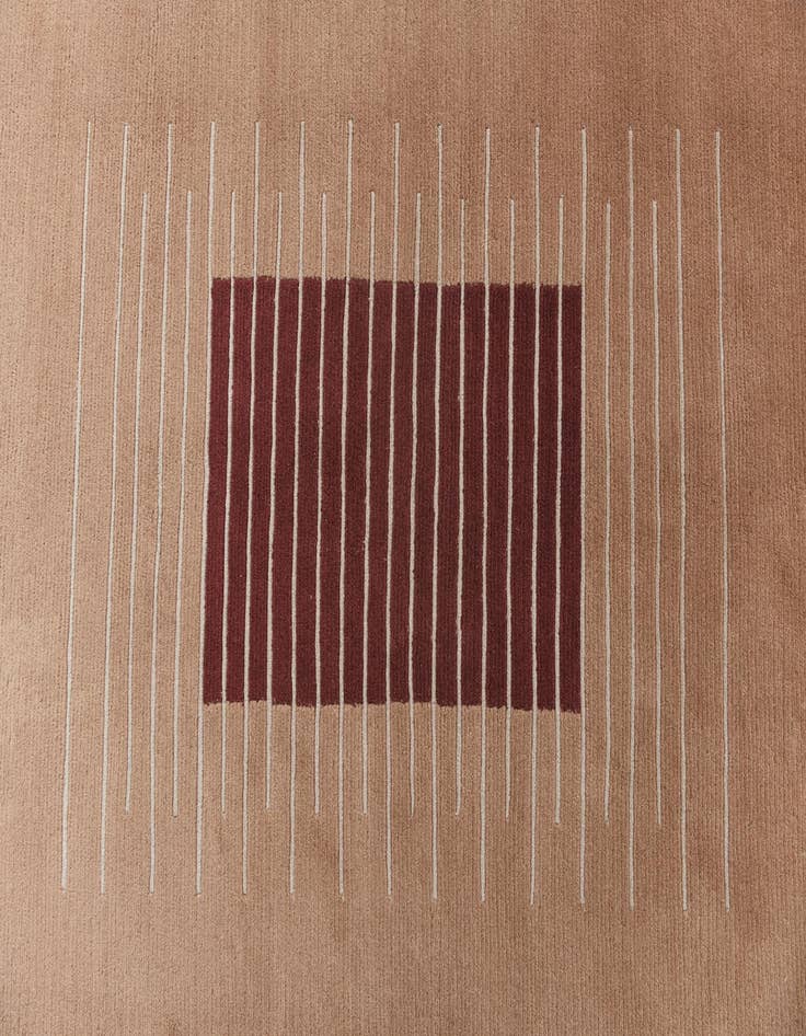 Detail image of 6' 7 x 9' 11  Hand Knotted Darya Wool Rug