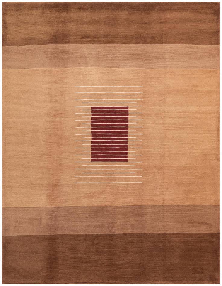 Detail image of 6' 7 x 9' 11 Hand Knotted Darya Wool Rug