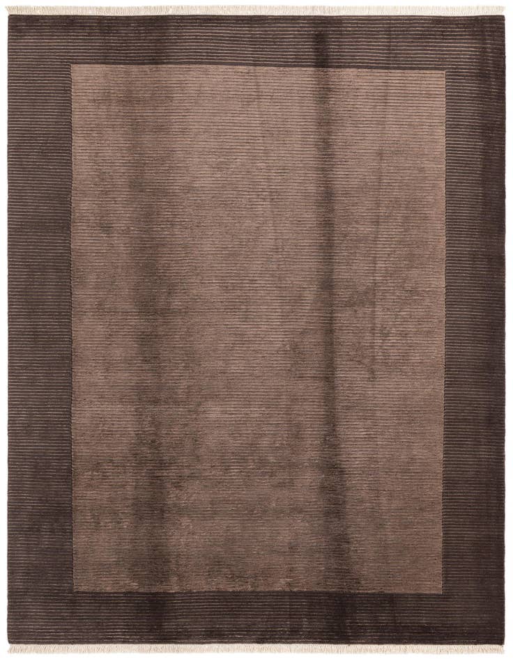 Detail image of 6' 7 x 9' 9 Hand Knotted Darya Wool Rug