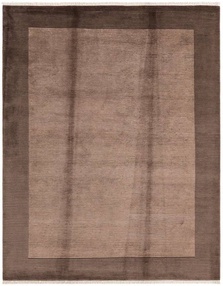 Detail image of 6' 7 x 9' 11 Hand Knotted Darya Wool Rug