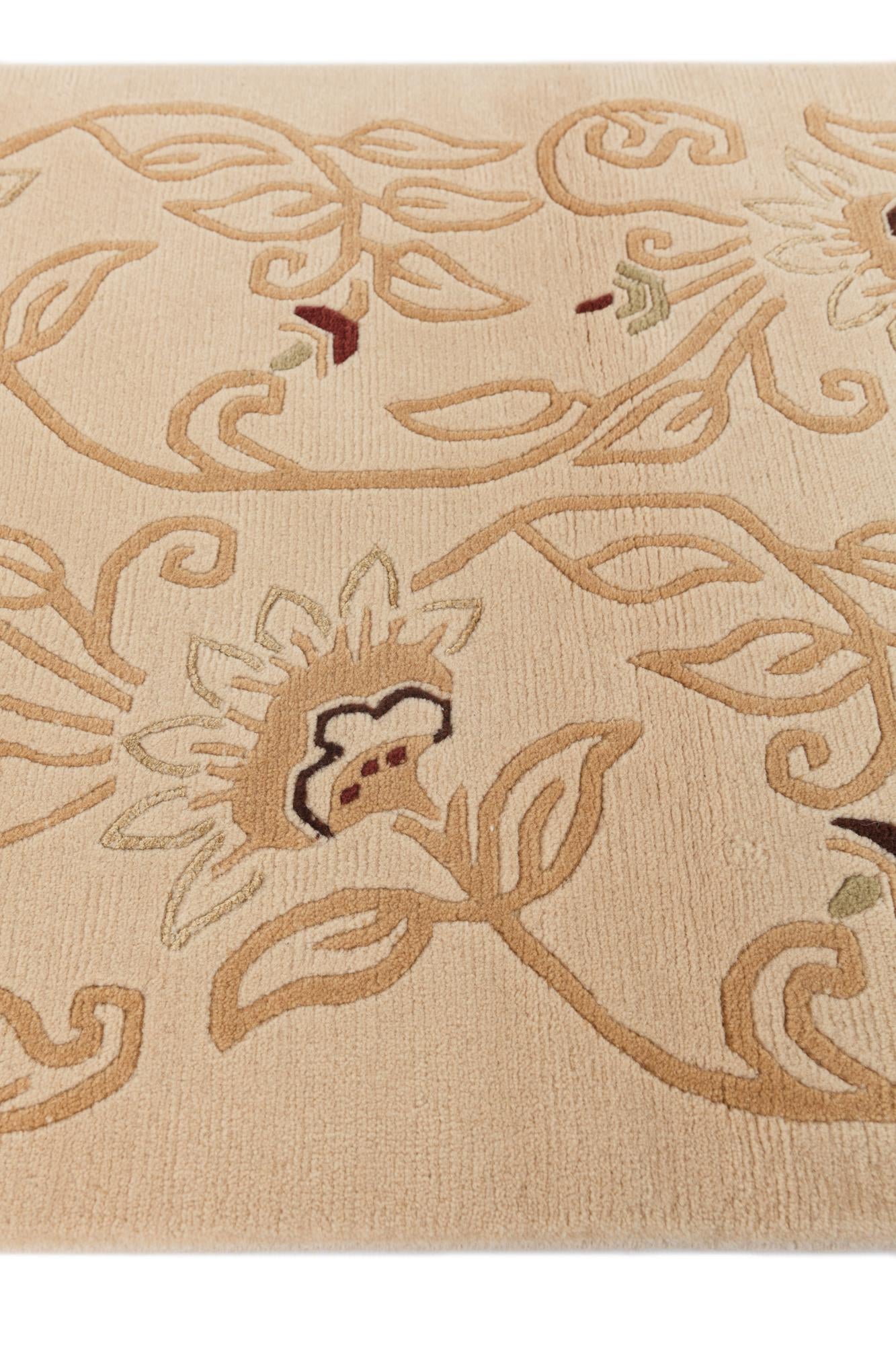 2' 9 x 4' 7 Hand Knotted Darya Wool Rug
