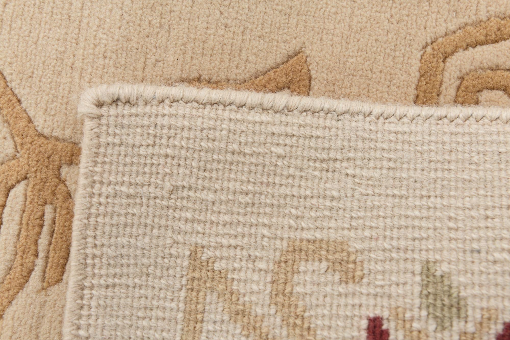 2' 9 x 4' 7 Hand Knotted Darya Wool Rug