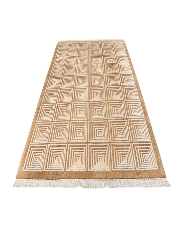 Detail image of 6' 8 x 9' 6  Hand Knotted Darya Wool Rug