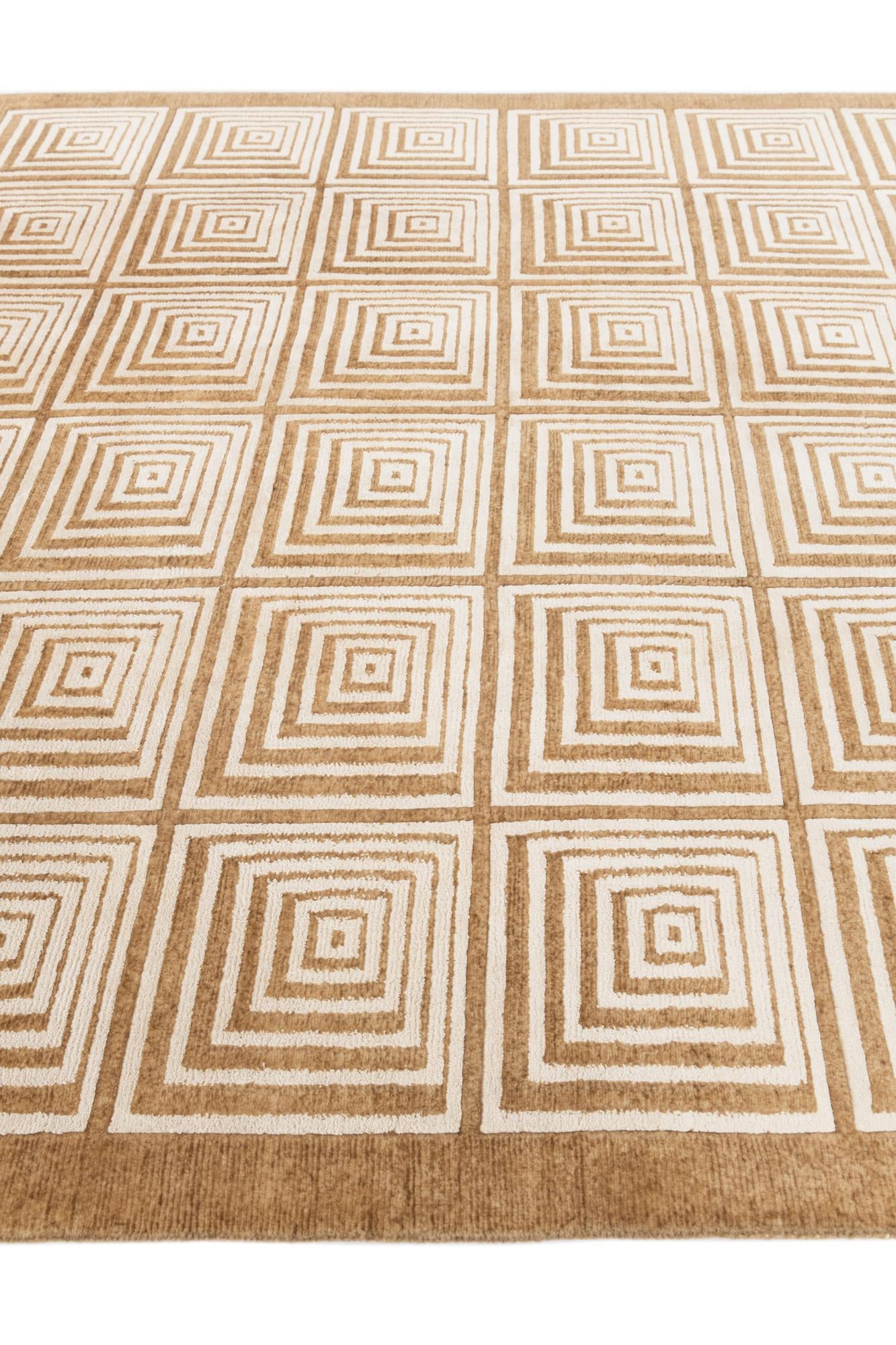 6' 8 x 9' 6 Hand Knotted Darya Wool Rug