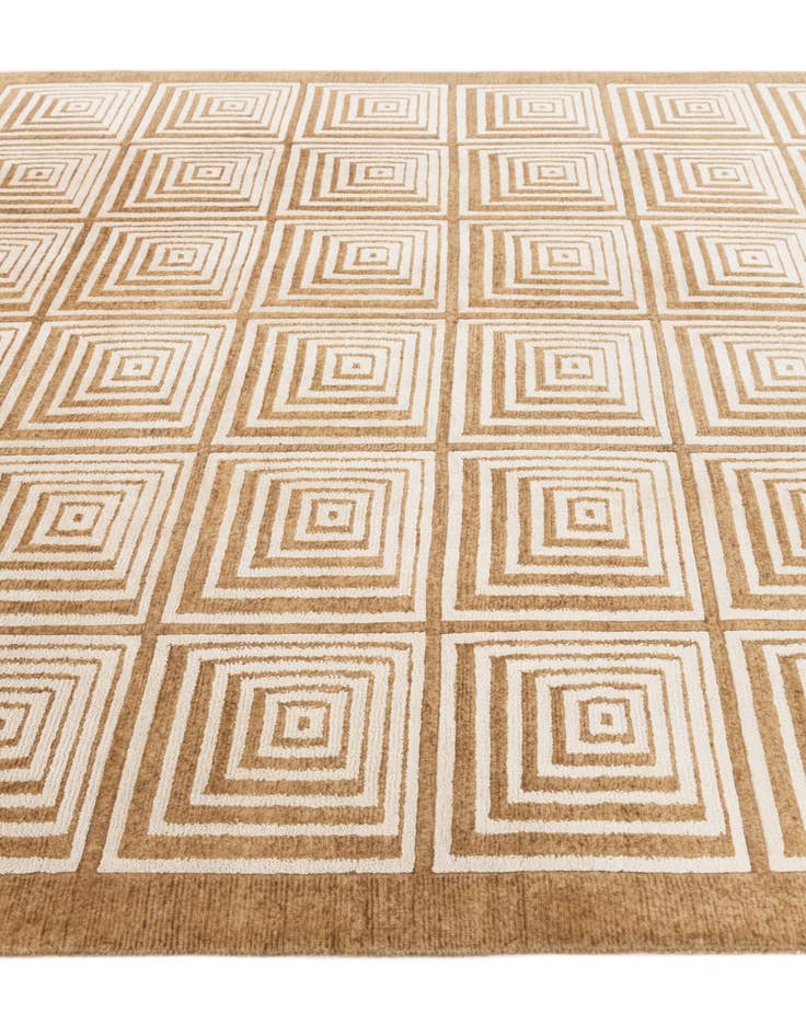 Detail image of 6' 8 x 9' 6  Hand Knotted Darya Wool Rug