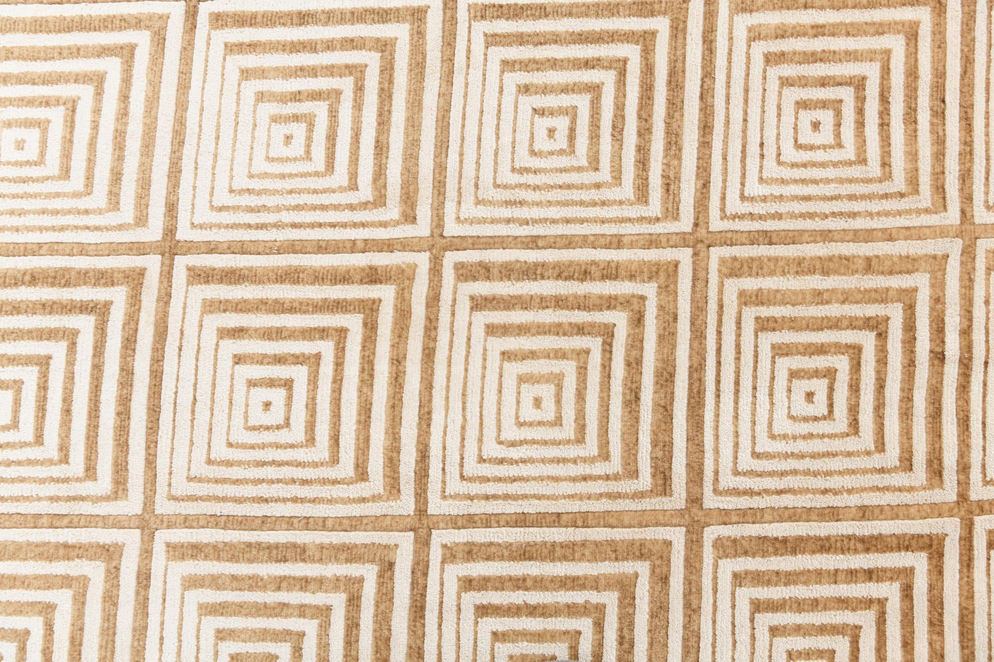 6' 8 x 9' 6 Hand Knotted Darya Wool Rug