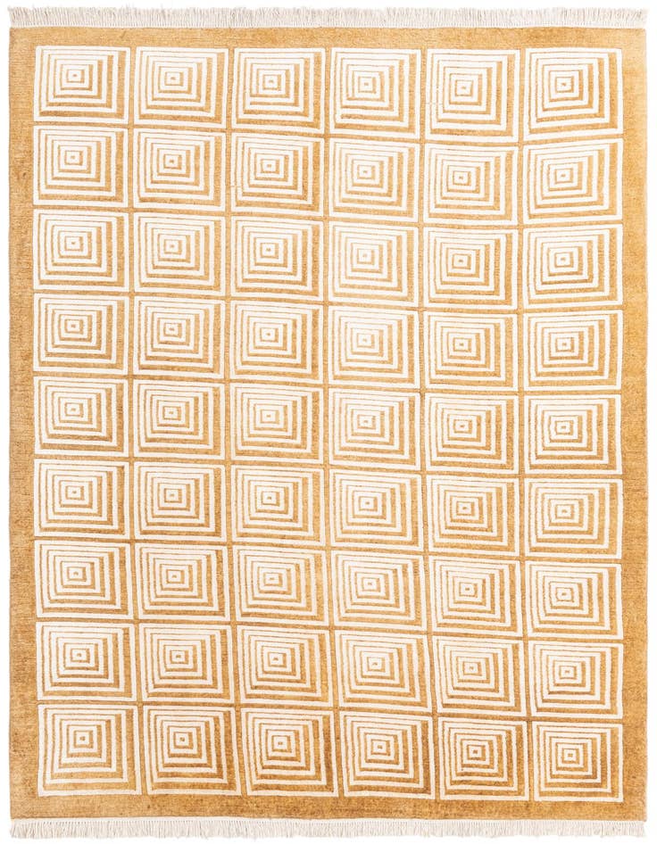 Detail image of 6' 8 x 9' 6 Hand Knotted Darya Wool Rug
