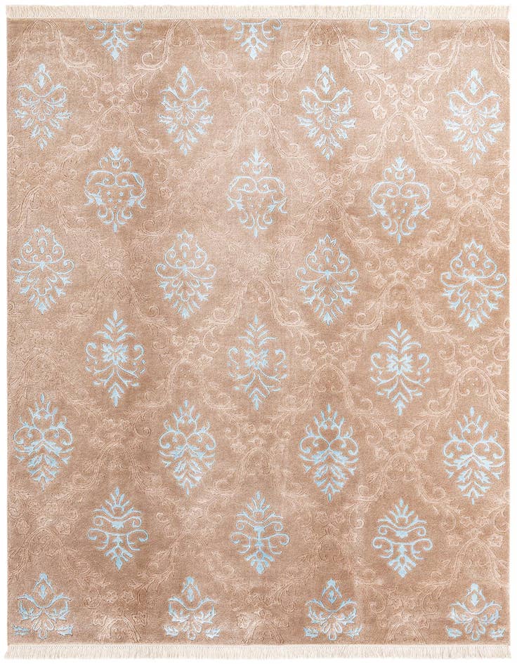 Detail image of 6' 6 x 9' 7 Hand Knotted Darya Wool Rug