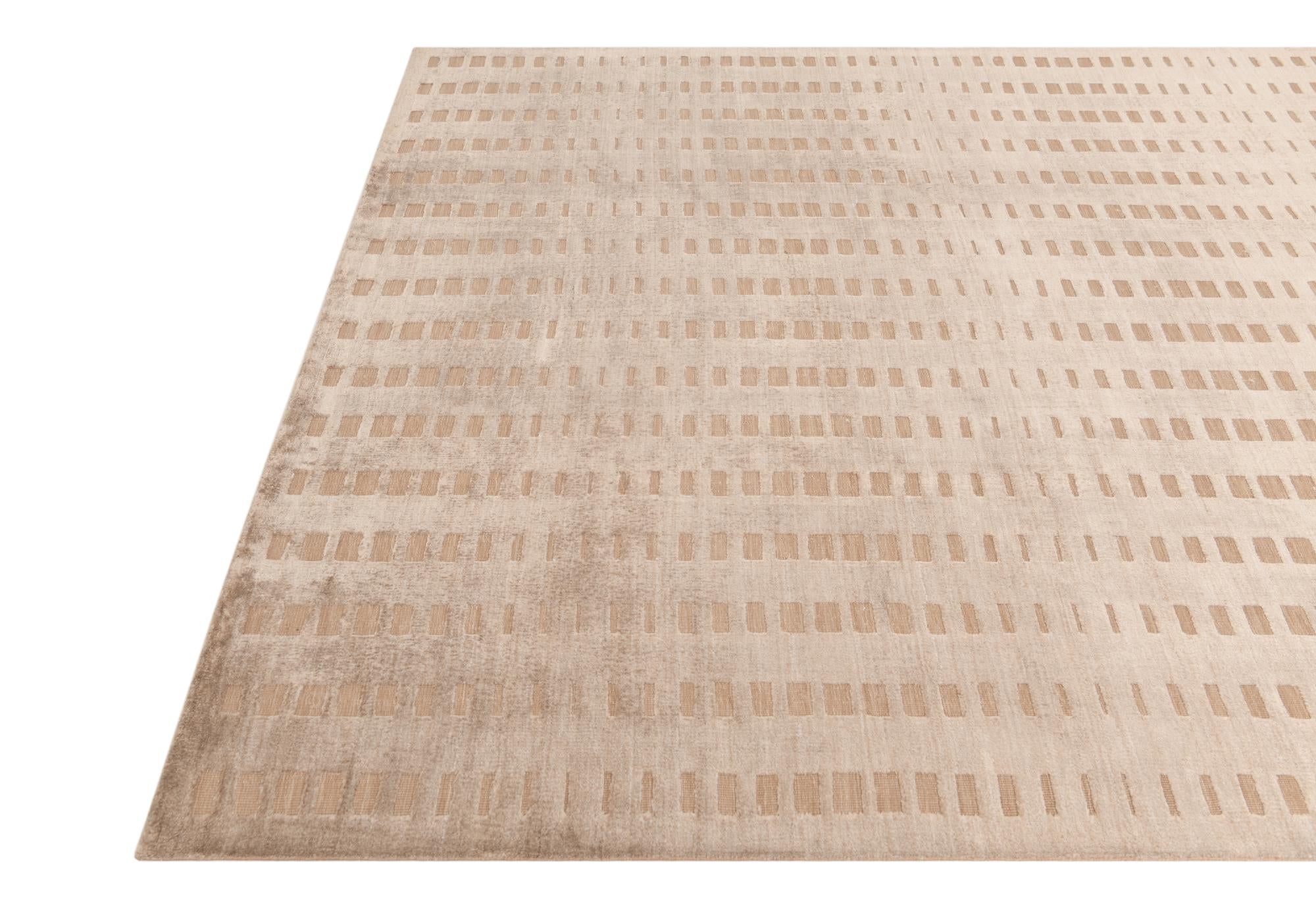 6' 7 x 9' 7 Hand Knotted Darya Wool Rug