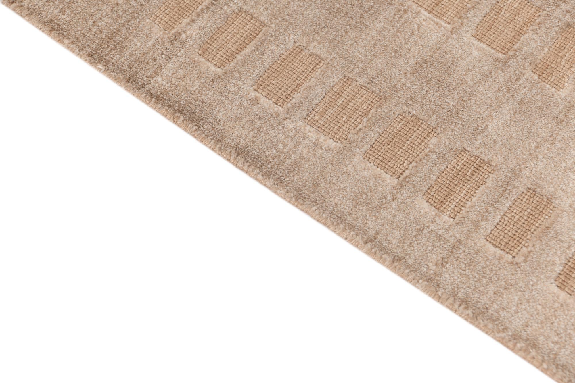 6' 7 x 9' 7 Hand Knotted Darya Wool Rug