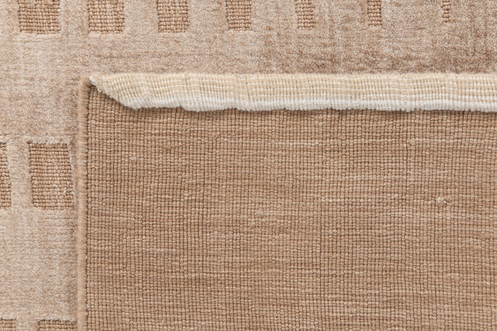6' 7 x 9' 7 Hand Knotted Darya Wool Rug