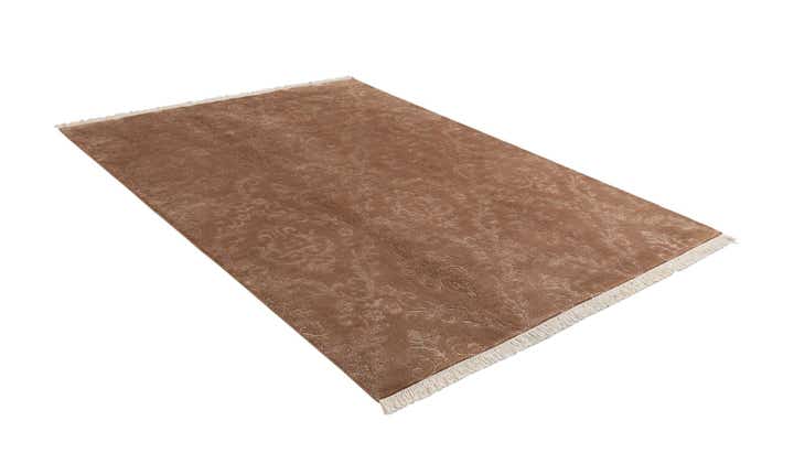 155cm x 240cm Handgeknoopt Darya Wol Vloerkleed