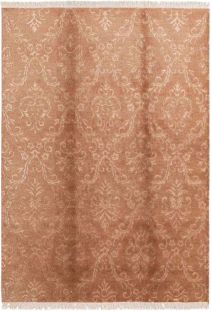155cm x 240cm Handgeknoopt Darya Wol Vloerkleed