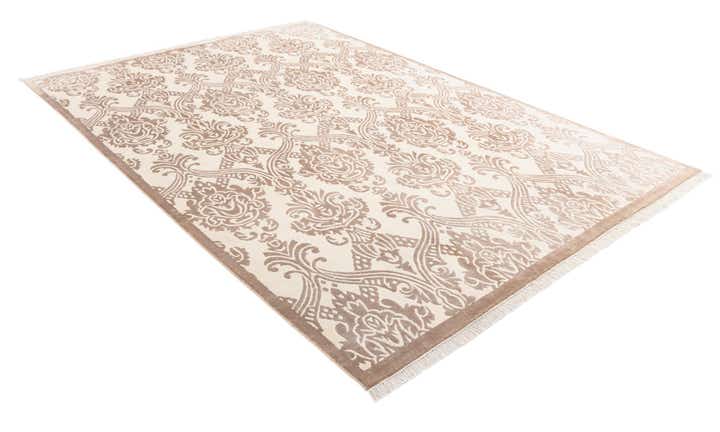6' 9 x 9' 11 Hand Knotted Darya Wool Rug