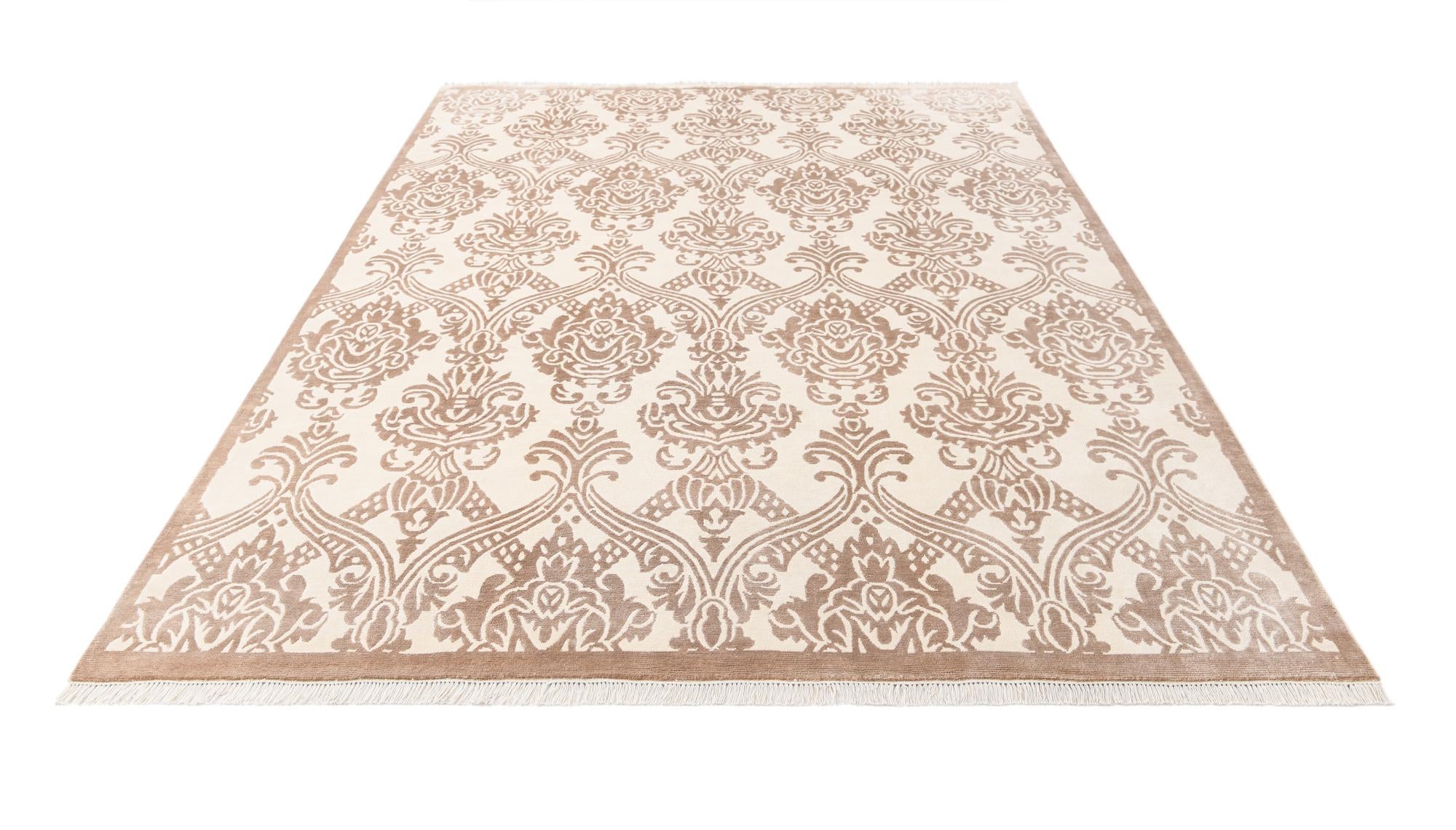 6' 9 x 9' 11 Hand Knotted Darya Wool Rug