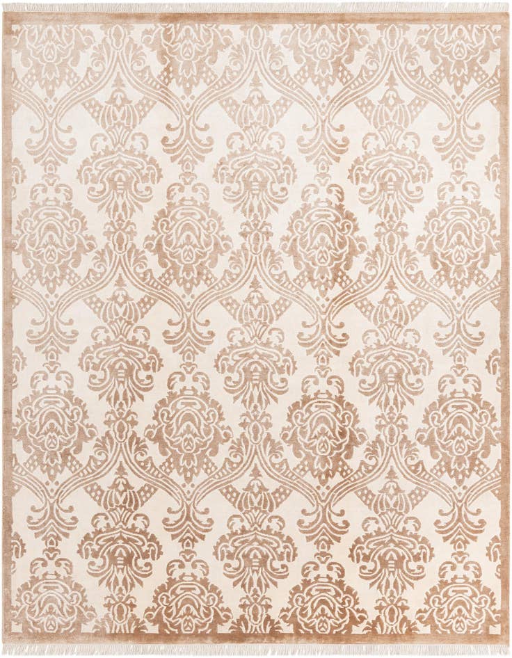 Detail image of 6' 9 x 9' 11 Hand Knotted Darya Wool Rug