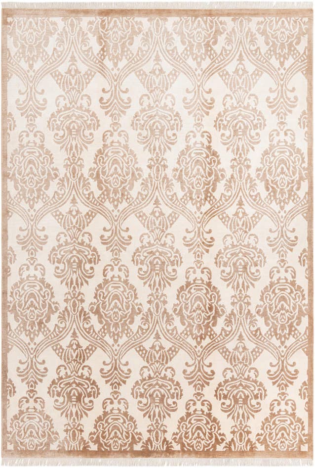 Detail image of 6' 9 x 9' 11 Hand Knotted Darya Wool Rug