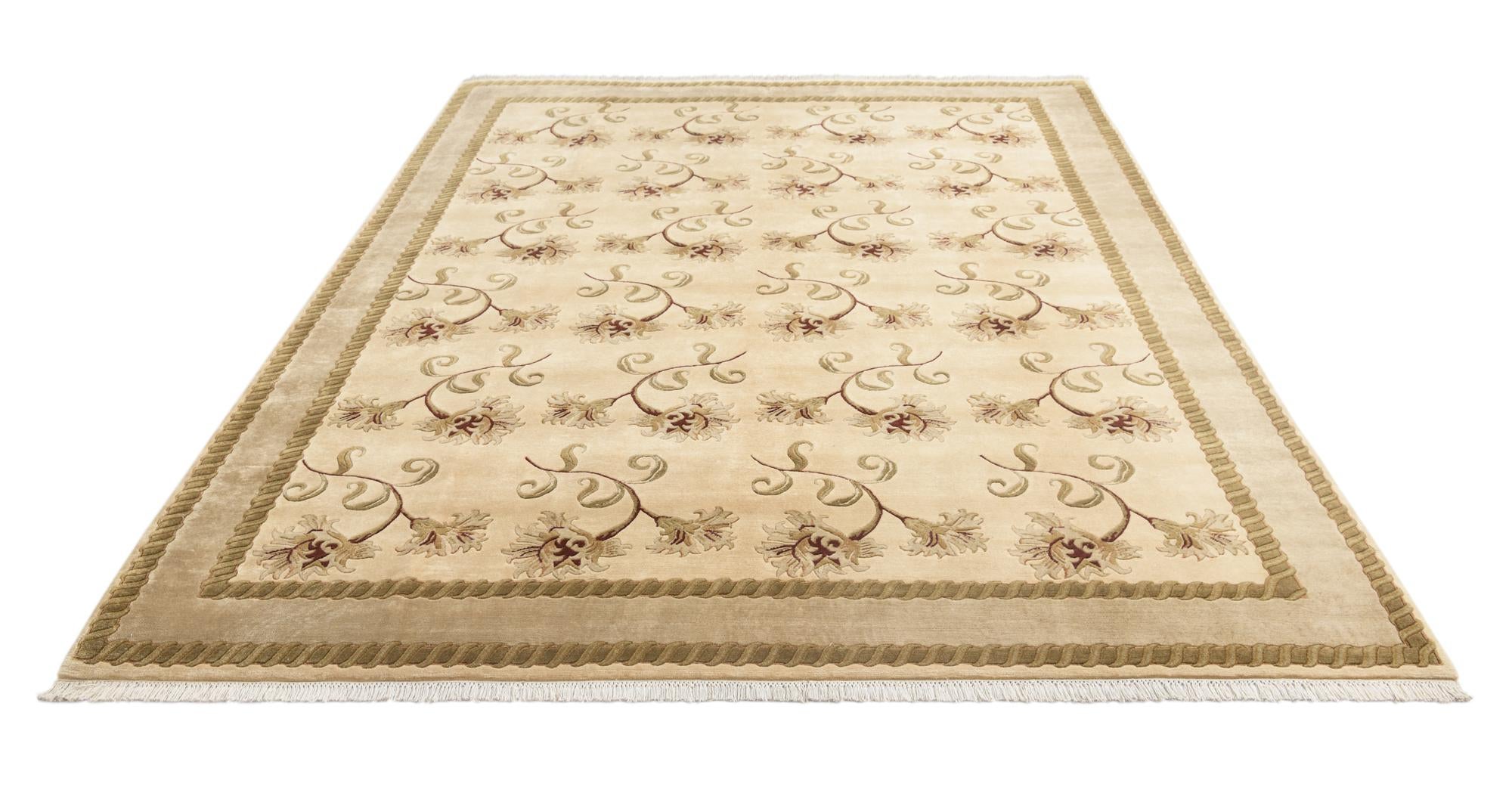 7' 11 x 10' 10 Hand Knotted Darya Wool Rug