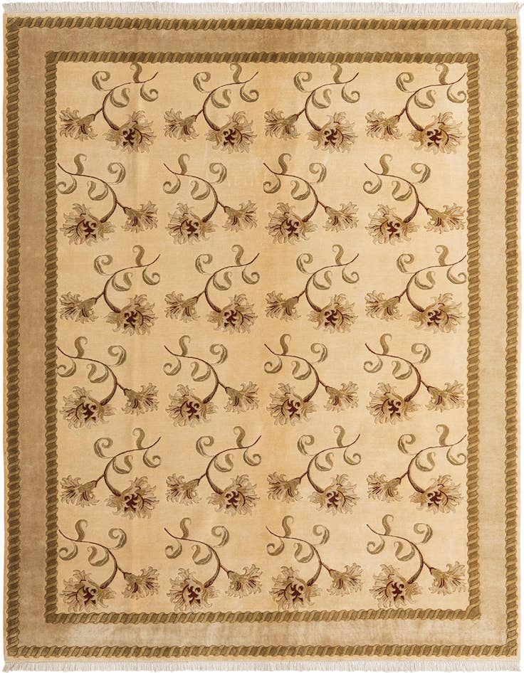 Detail image of 7' 11 x 10' 10 Hand Knotted Darya Wool Rug