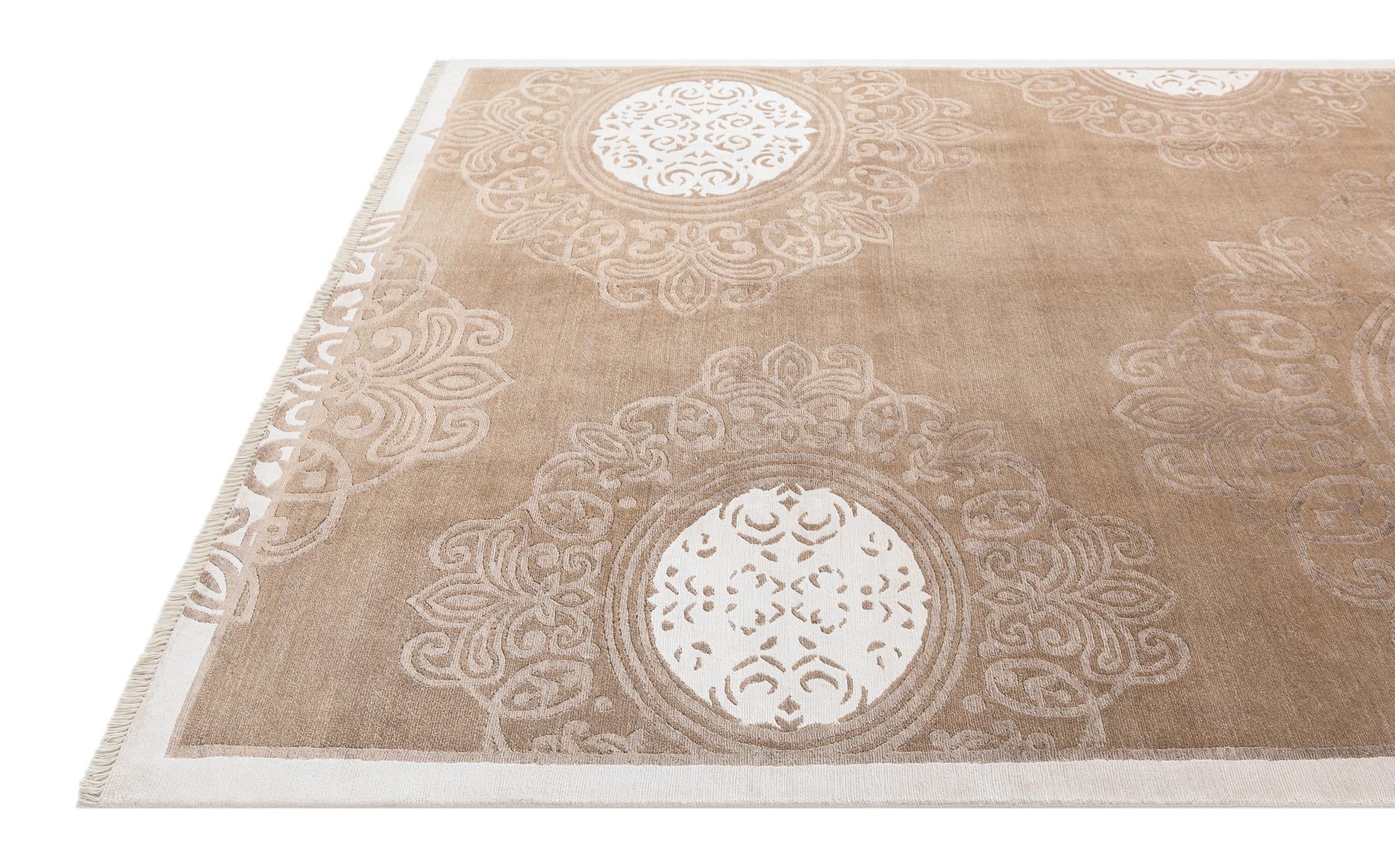 6' 9 x 10' Hand Knotted Darya Wool Rug