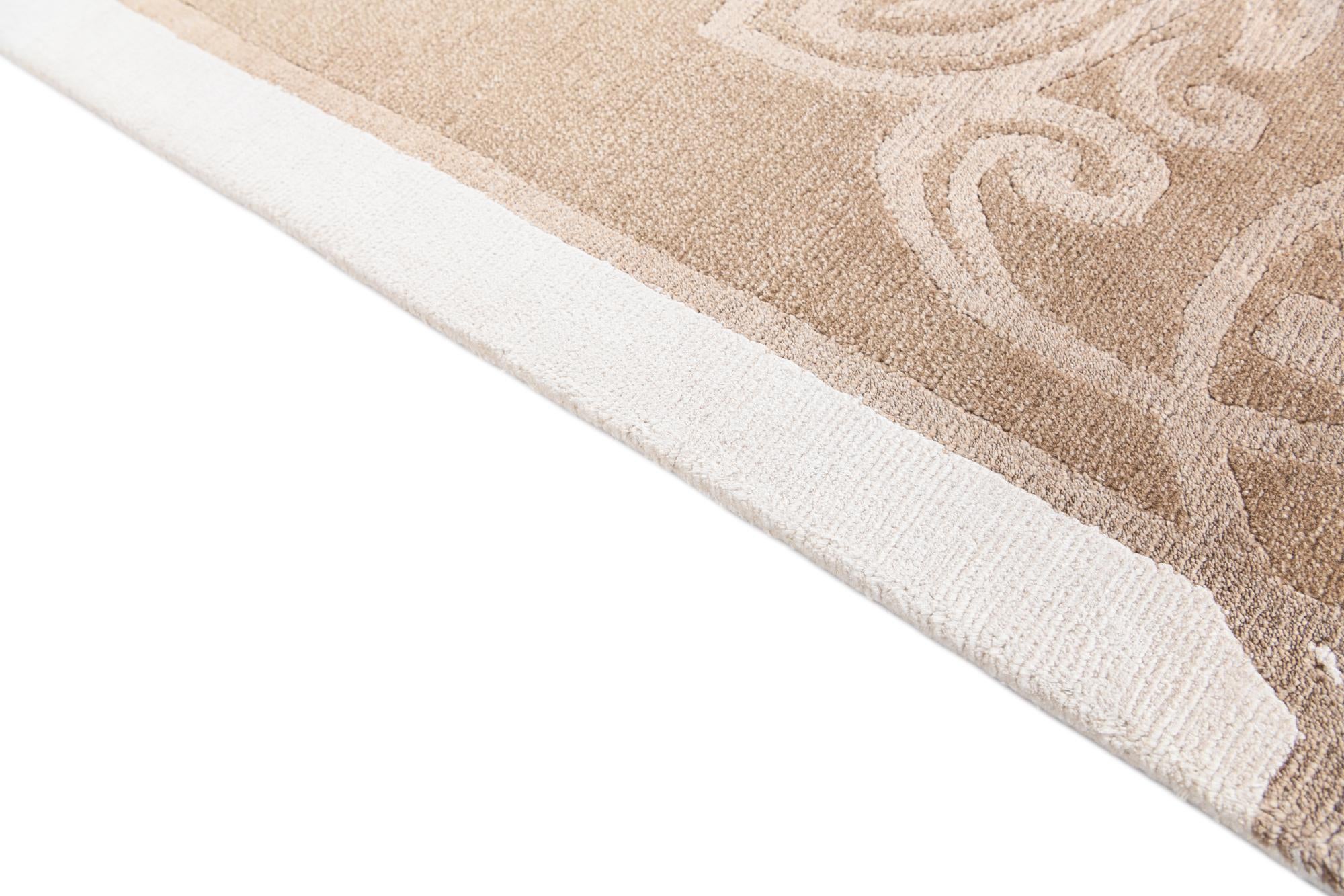 6' 9 x 10' Hand Knotted Darya Wool Rug