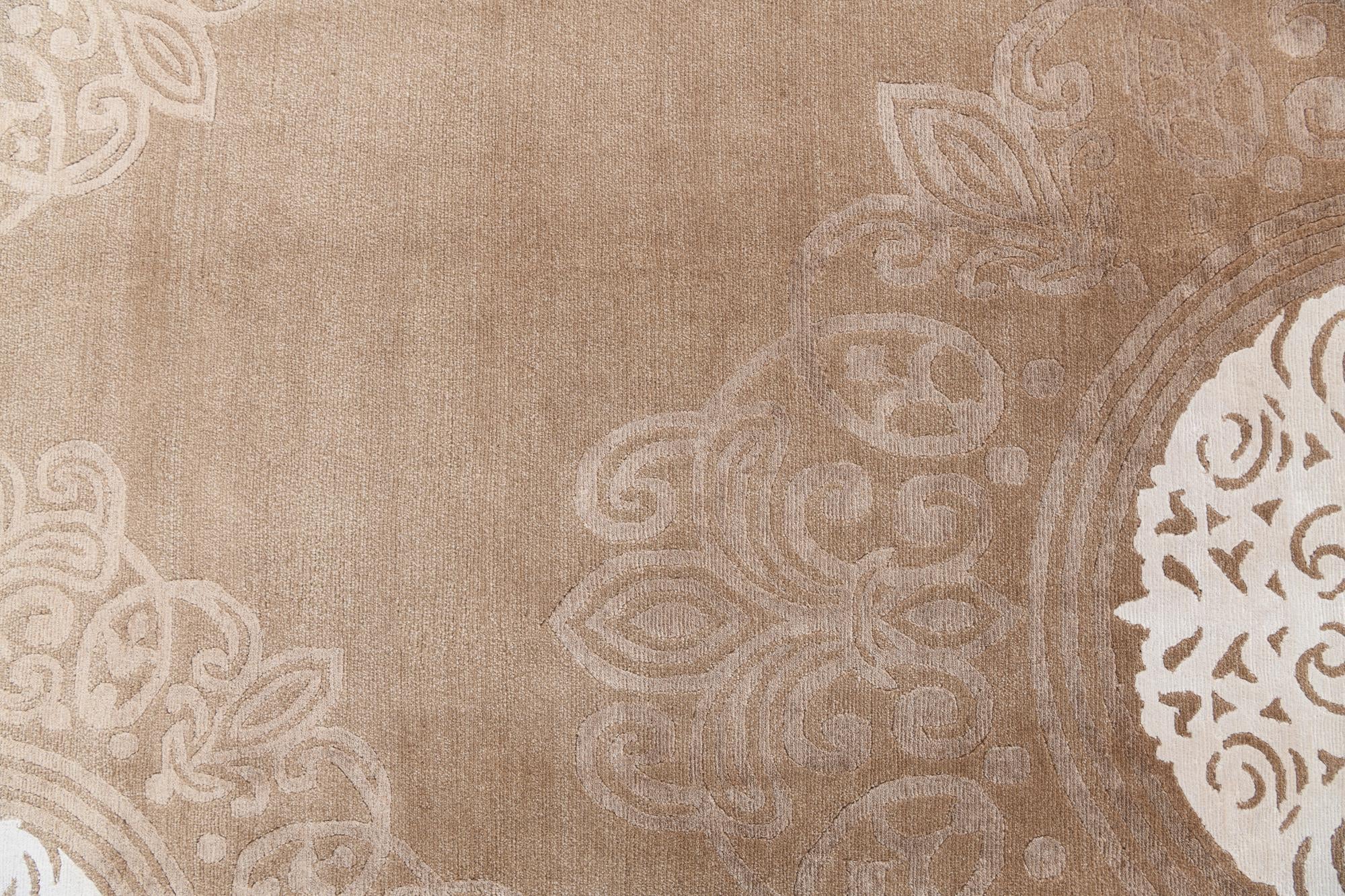 6' 9 x 10' Hand Knotted Darya Wool Rug