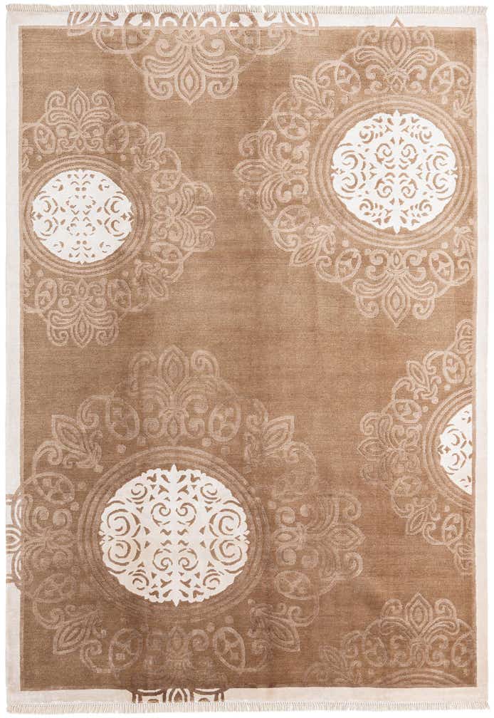 6' 9 x 10' Hand Knotted Darya Wool Rug