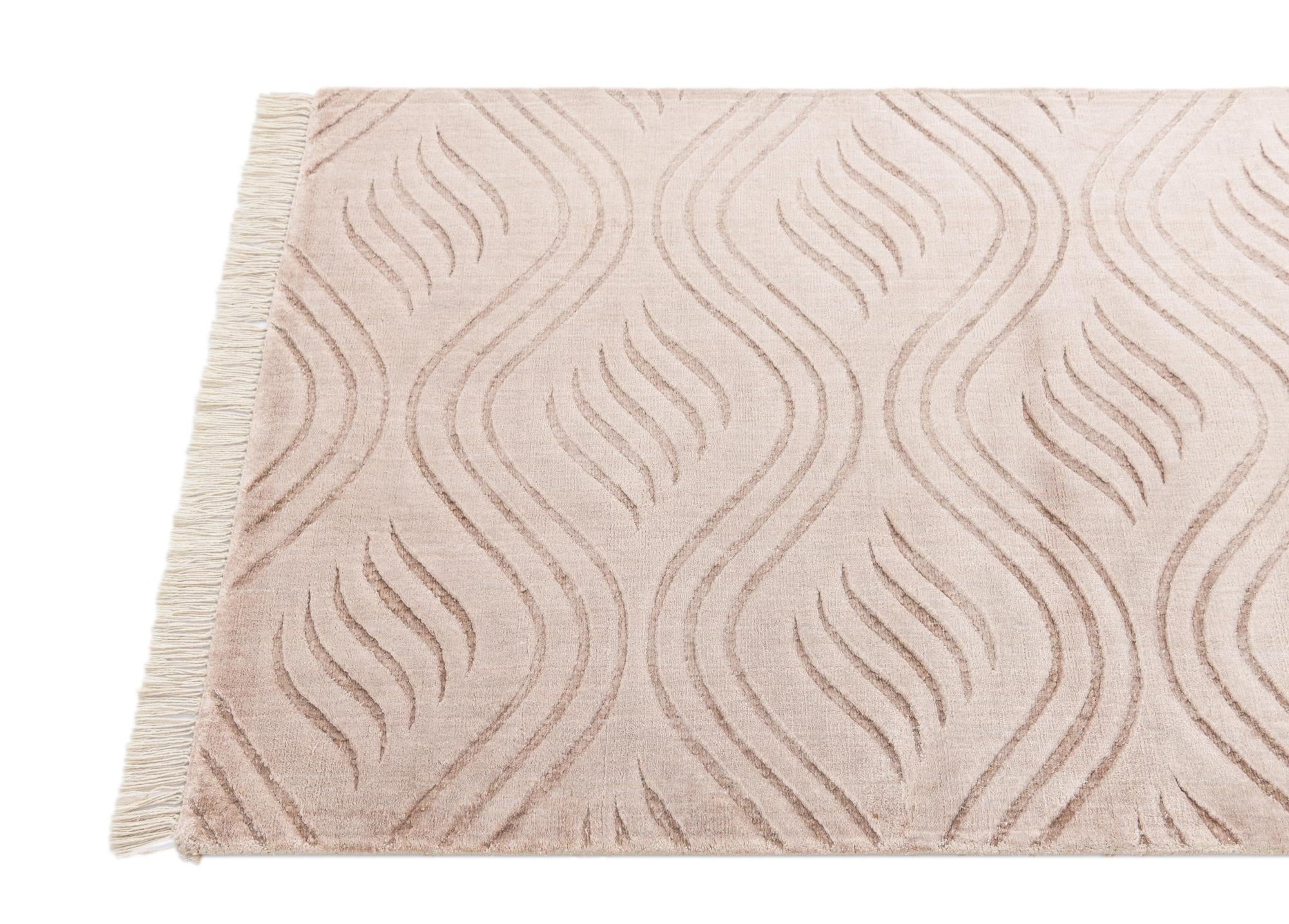 2' 7 x 4' 11 Hand Knotted Darya Wool Rug