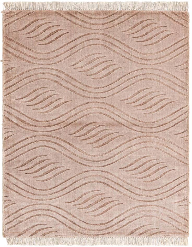 Detail image of 2' 7 x 4' 11 Hand Knotted Darya Wool Rug